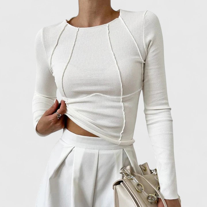 C&G™| Comfortable Long Sleeve Top by Rozminda.