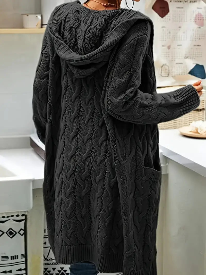 C&G™ | Hooded Knit Cardigan (Plus Size)