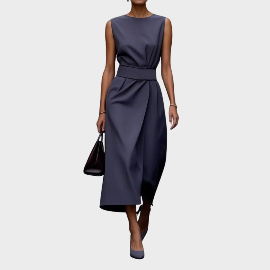 C&G™ | Elegant Round Neck Dress