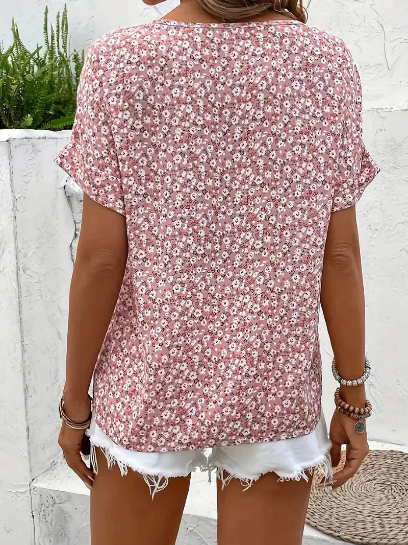 C&G™ | Wildflower Notch Blouse