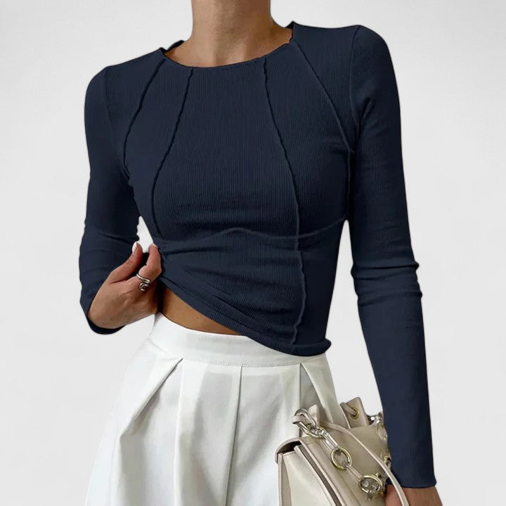 C&G™| Comfortable Long Sleeve Top by Rozminda.