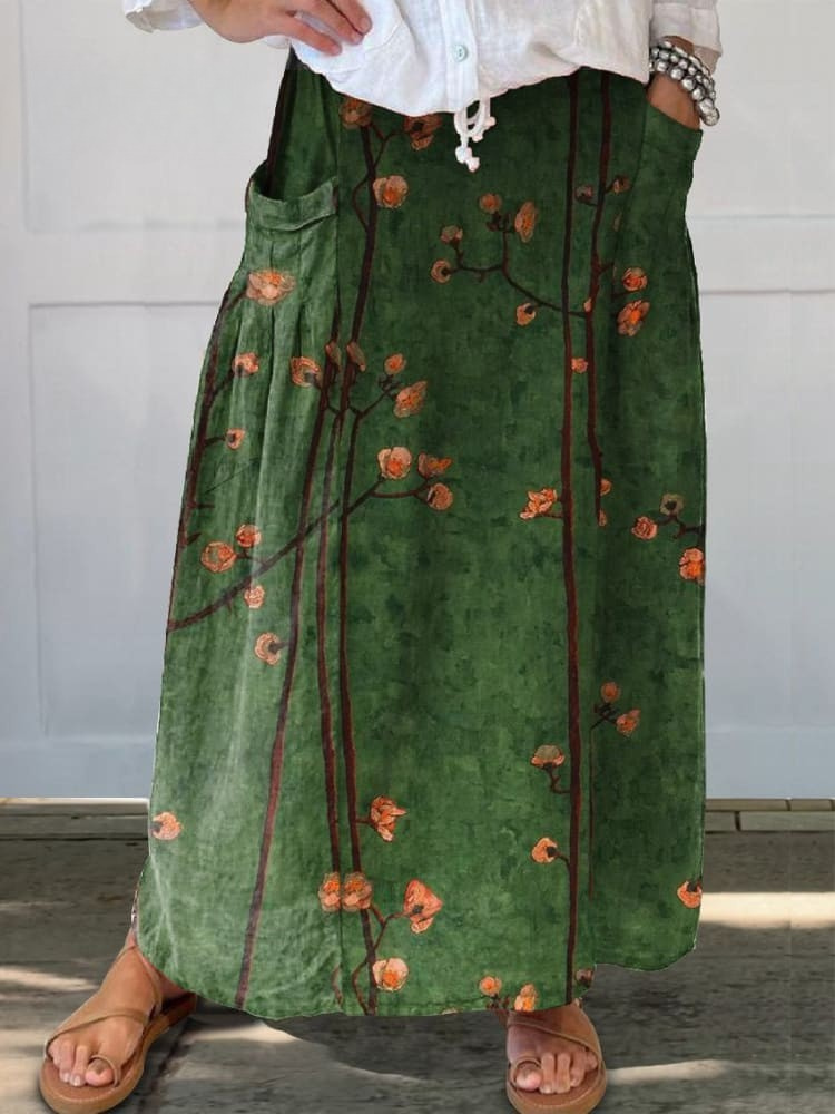 C&G™ | Meadow Wildflower Pocket Skirt