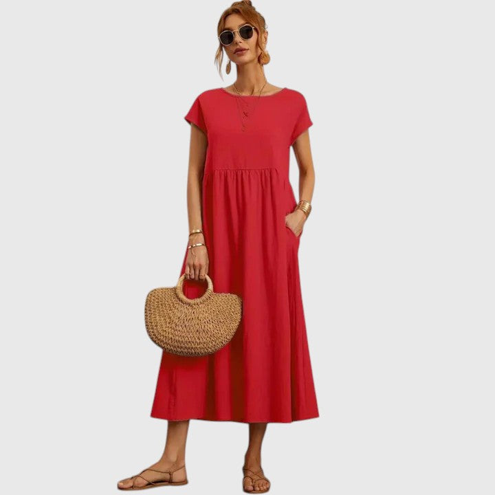 C&G™| Fenella Comfortable Midi Dress