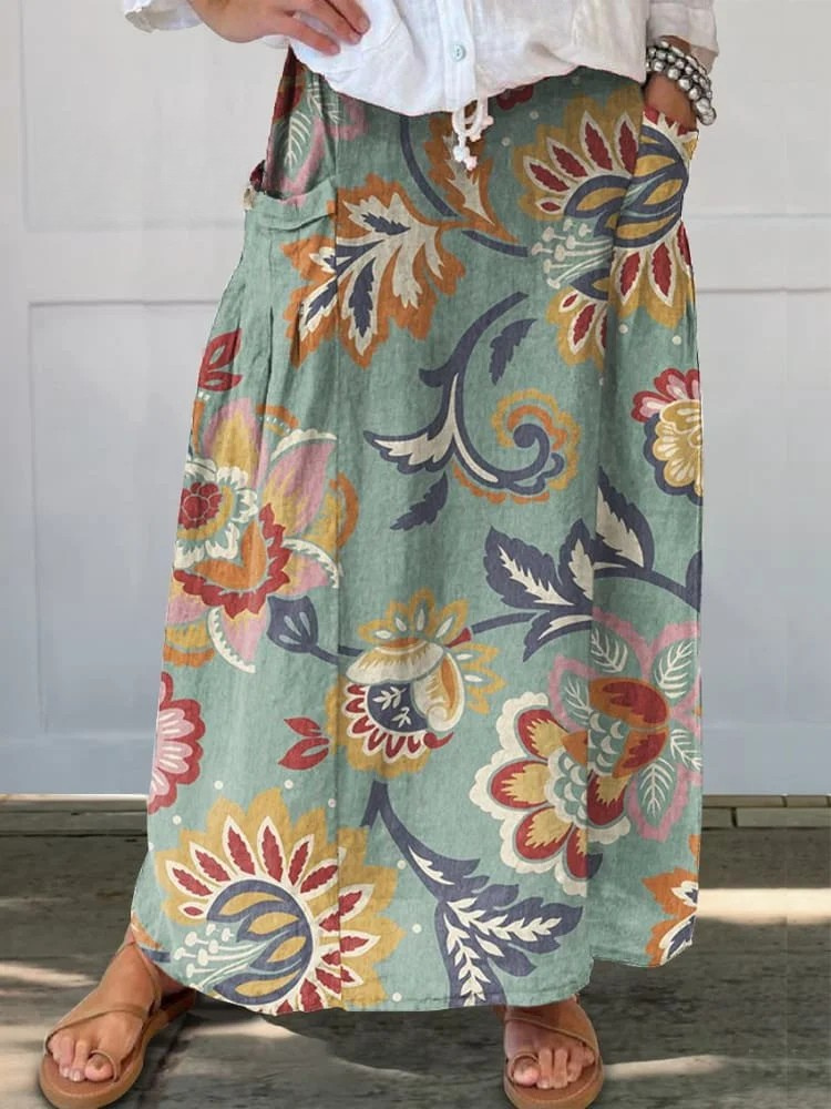 C&G™ | Meadow Wildflower Pocket Skirt