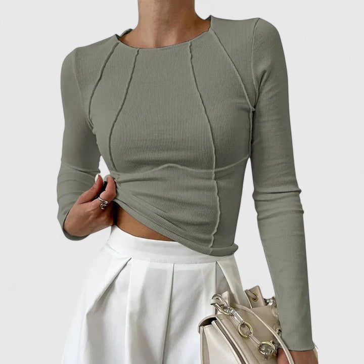 C&G™| Comfortable Long Sleeve Top by Rozminda.