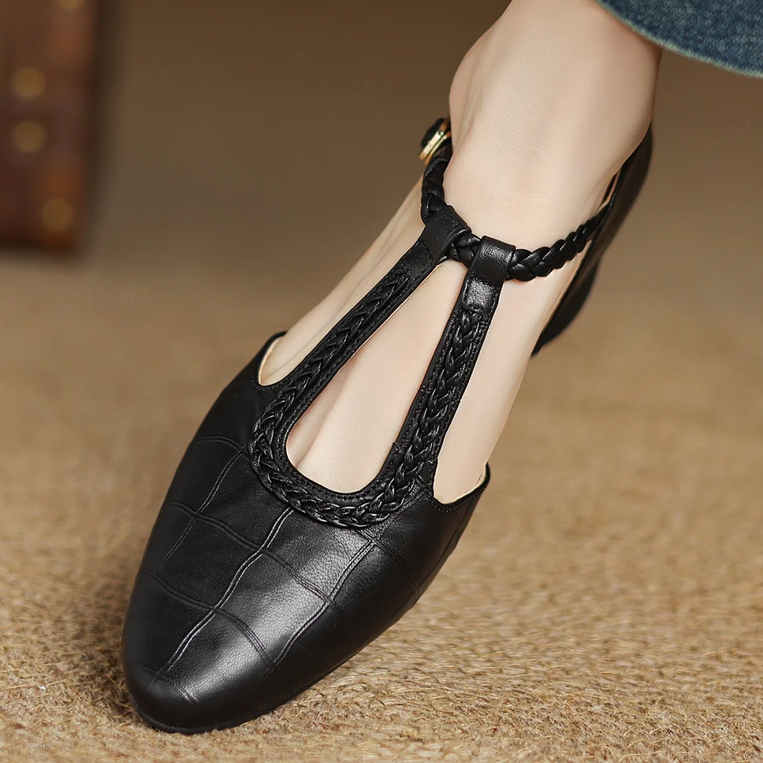 C&G™| Kepa Leather Mary Janes