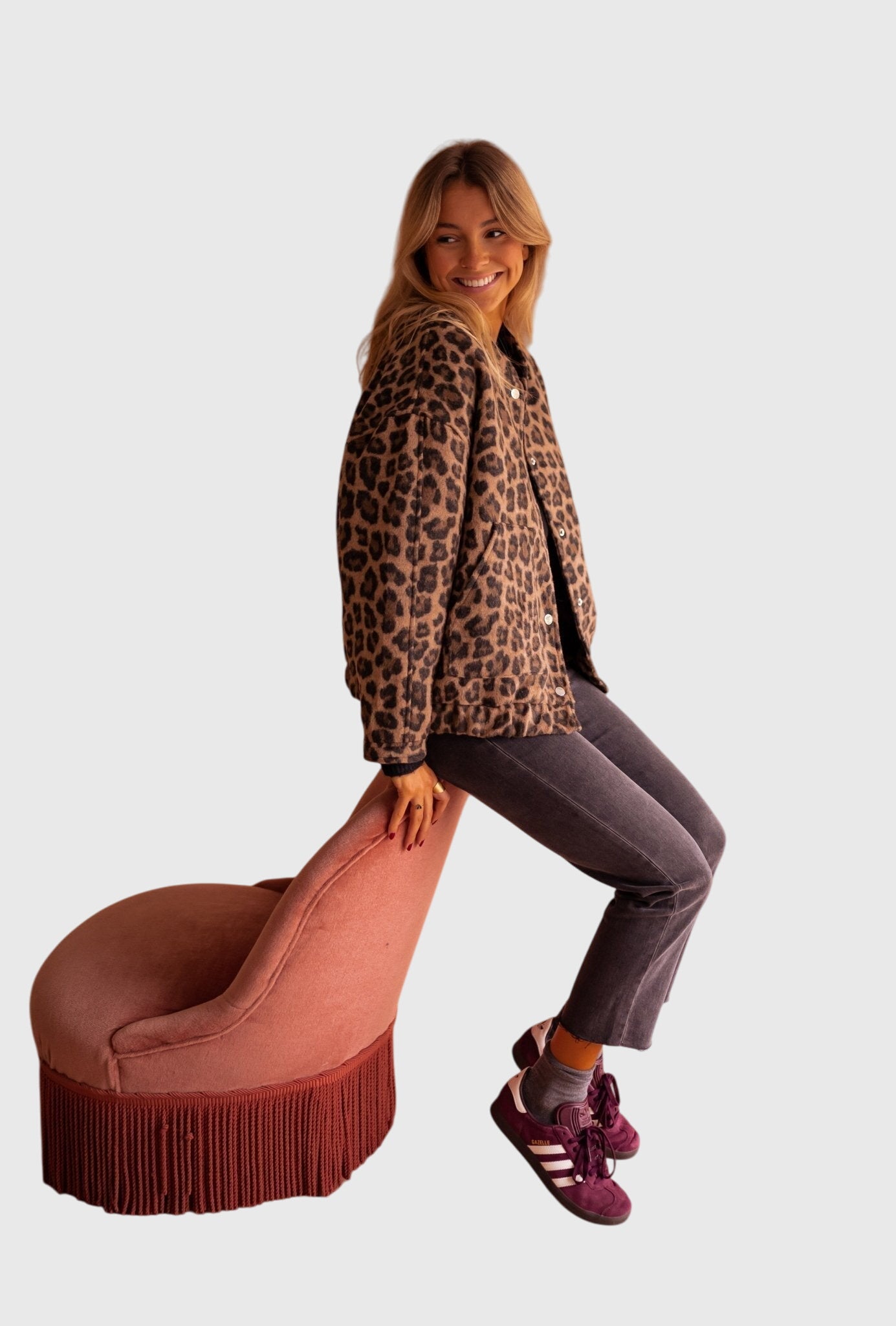 C&G™| Stylish Leopard Print Jacket
