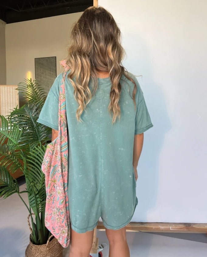 C&G™| Chic Washed Romper
