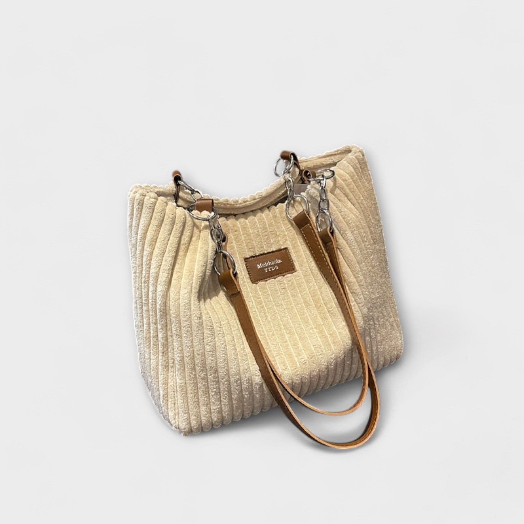 C&G™| Olivia Soft Cord Shoulder Bag