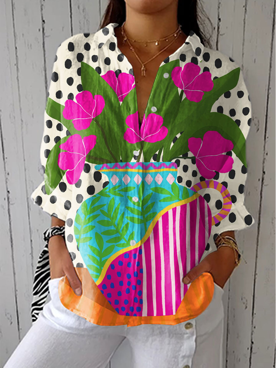 C&G™ | Blooming Vase Blouse