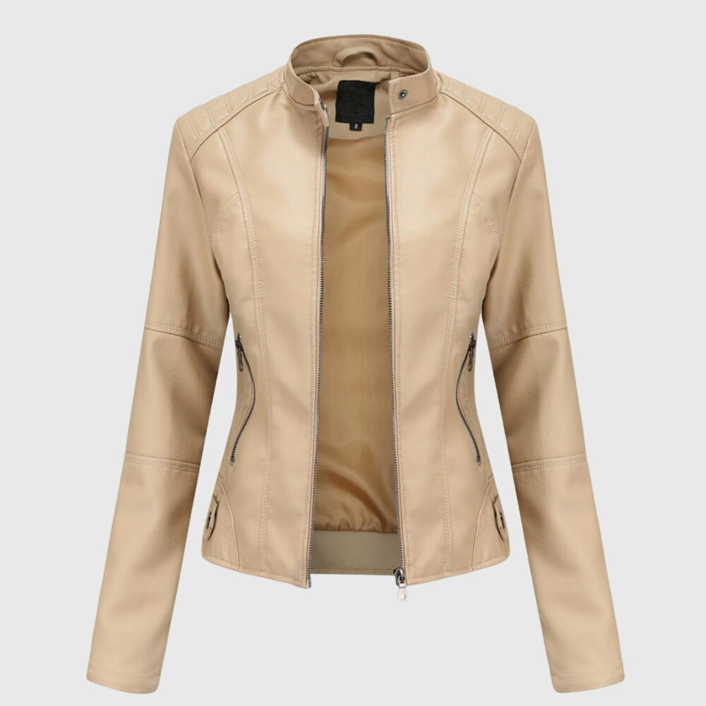 C&G™| Stylish Leather Jacket For Women