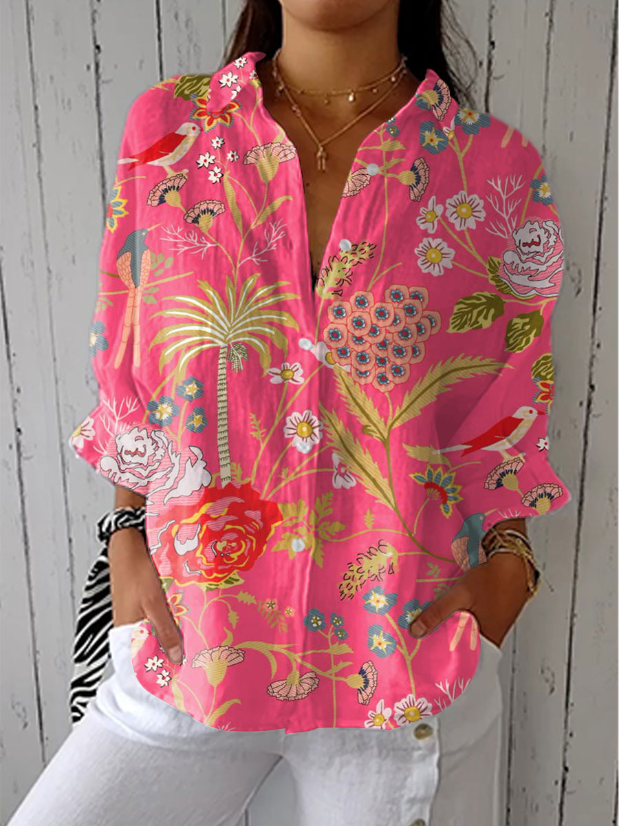 C&G™| Tropical Blossom Blouse