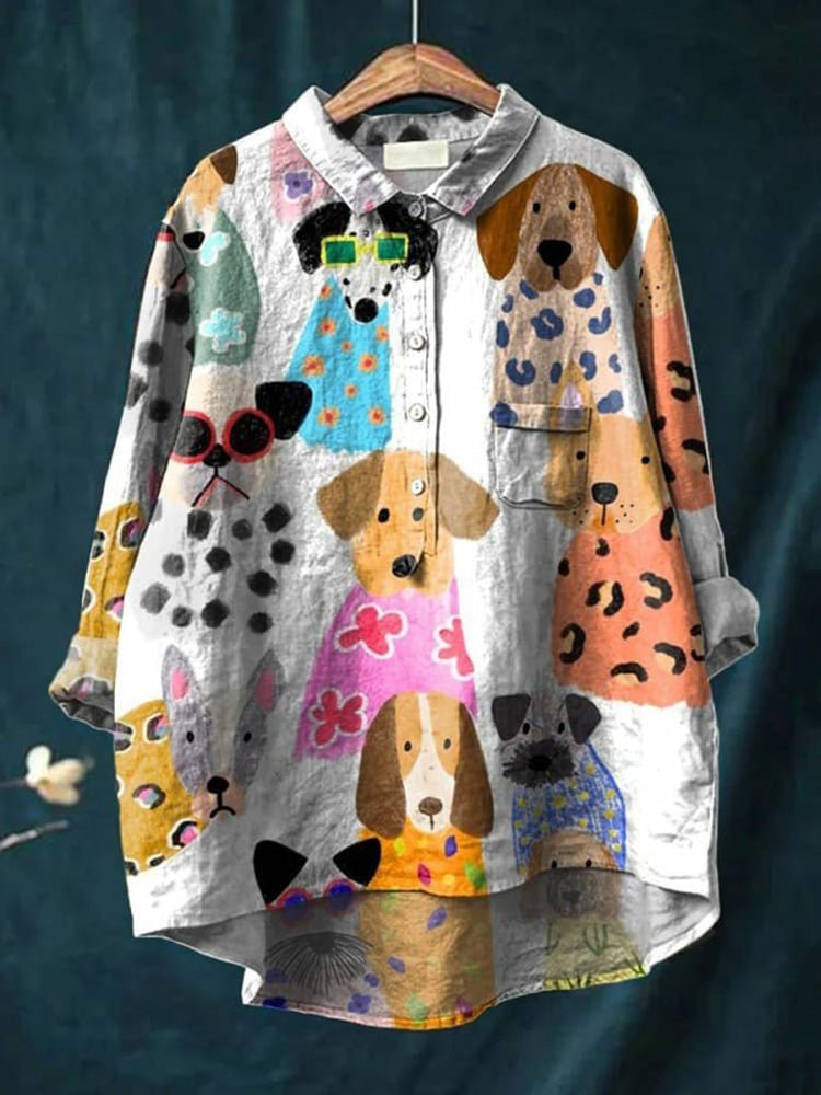 C&G™ | Brooks Playful Print Blouse