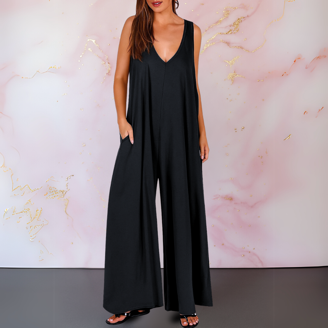C&G™ | Wide-Leg Sleeveless Jumpsuit