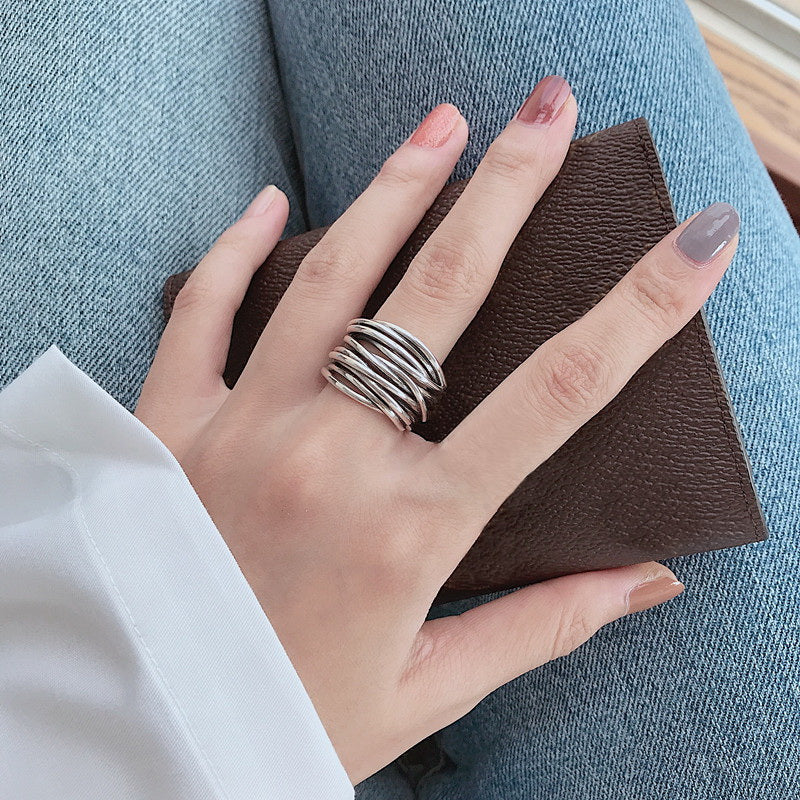 C&G™| Adjustable Ring In 925 Sterling Silver