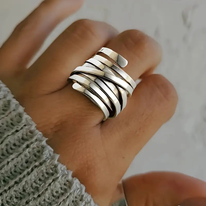 C&G™| Vintage Silver Bliss Ring