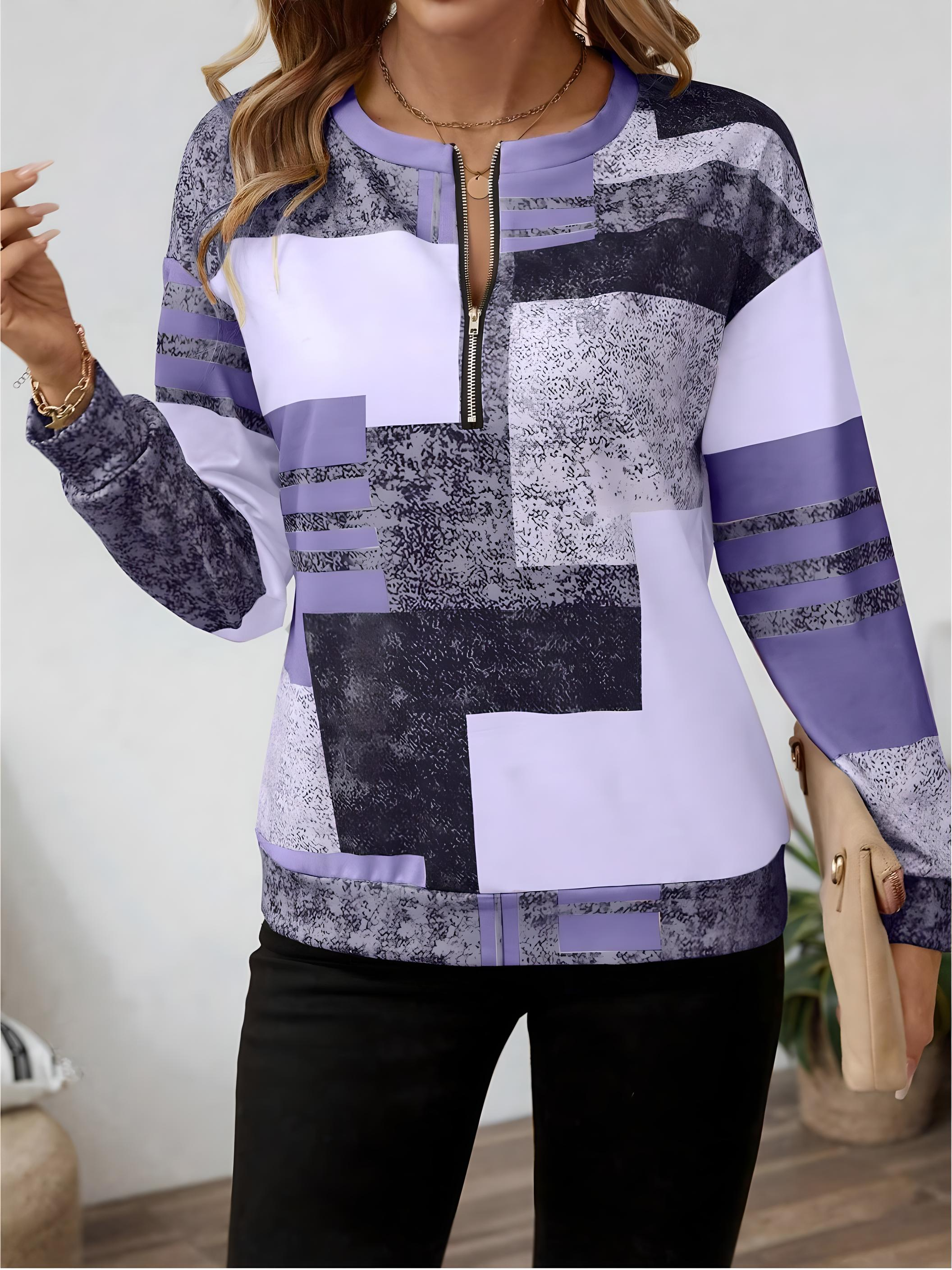 C&G™ | Geometric Zip Top