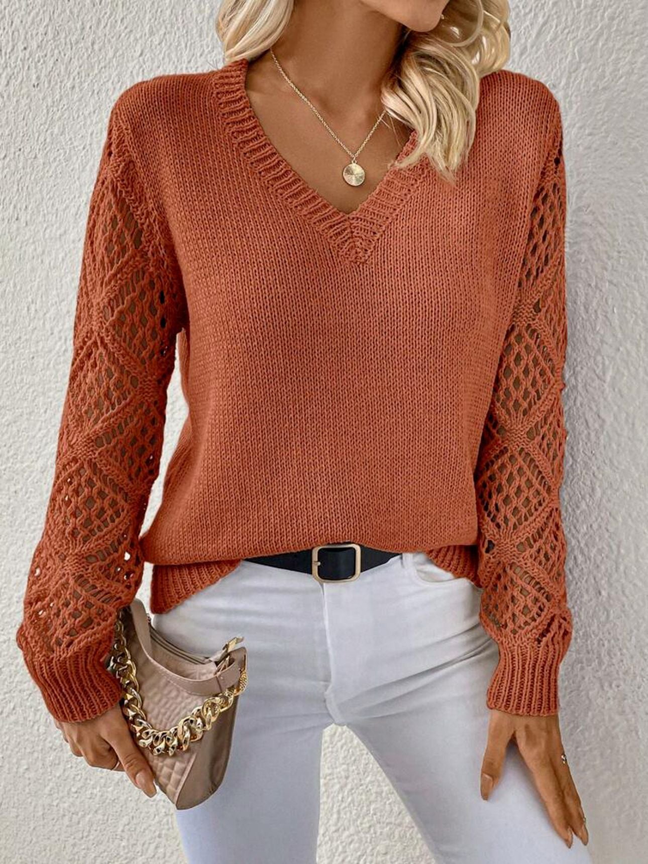 C&G™ | Soft V-Neck Sweater