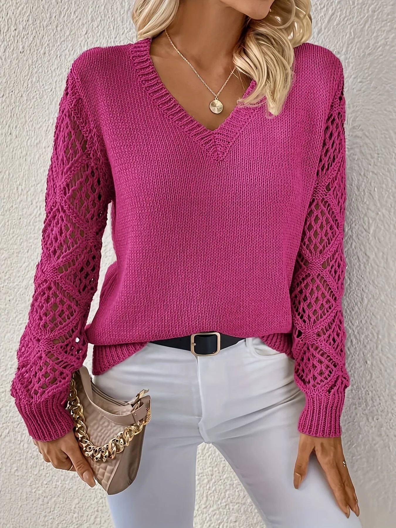 C&G™ | Soft V-Neck Sweater