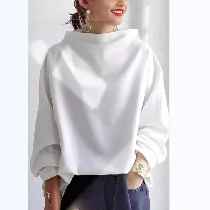 C&G™ | High-Neck Soft Knit Top