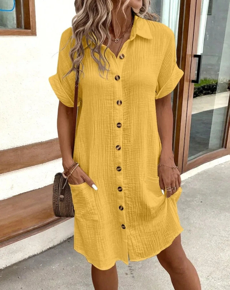 C&G™ | Elegant Shirt Dress