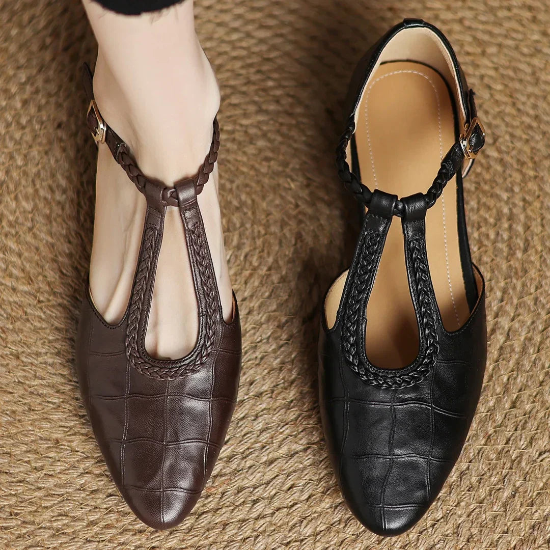 C&G™| Kepa Leather Mary Janes
