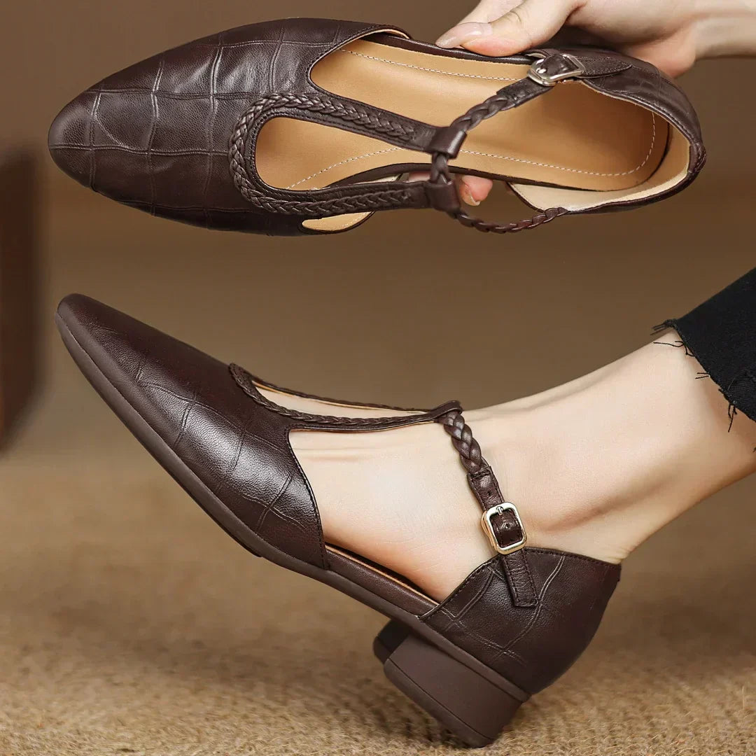 C&G™| Kepa Leather Mary Janes
