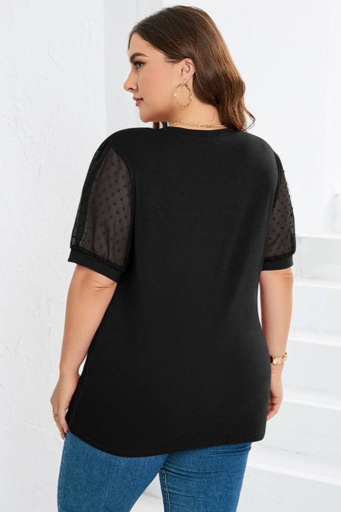 C&G™| Sleek V-Neck Blouse