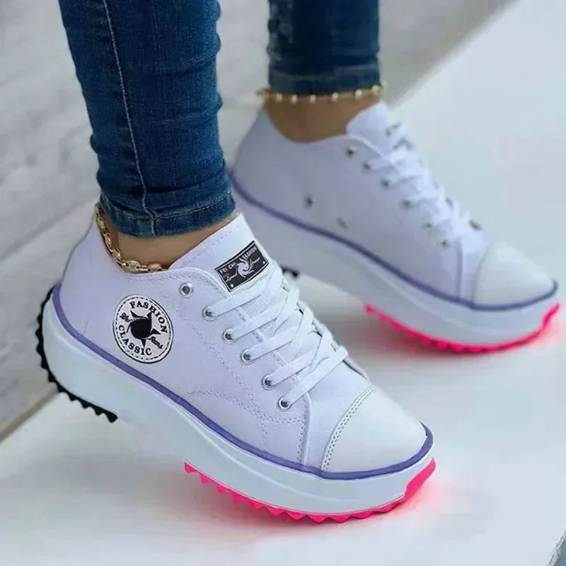 C&G™ | Canvas Platform Sneakers