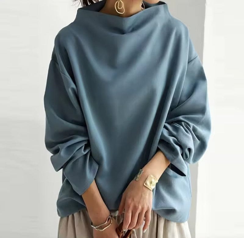 C&G™ | High-Neck Soft Knit Top