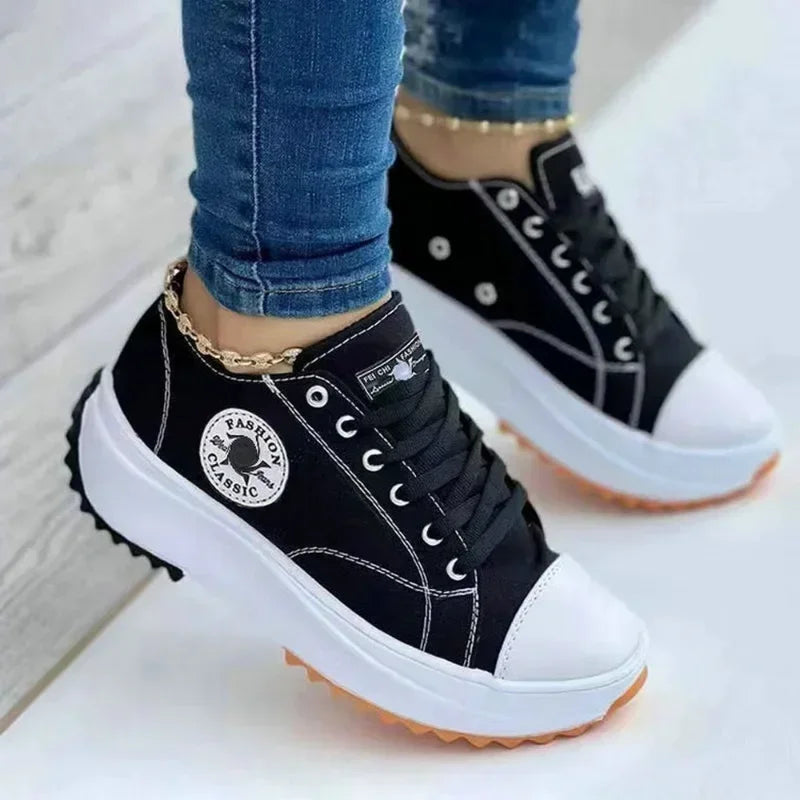 C&G™ | Canvas Platform Sneakers