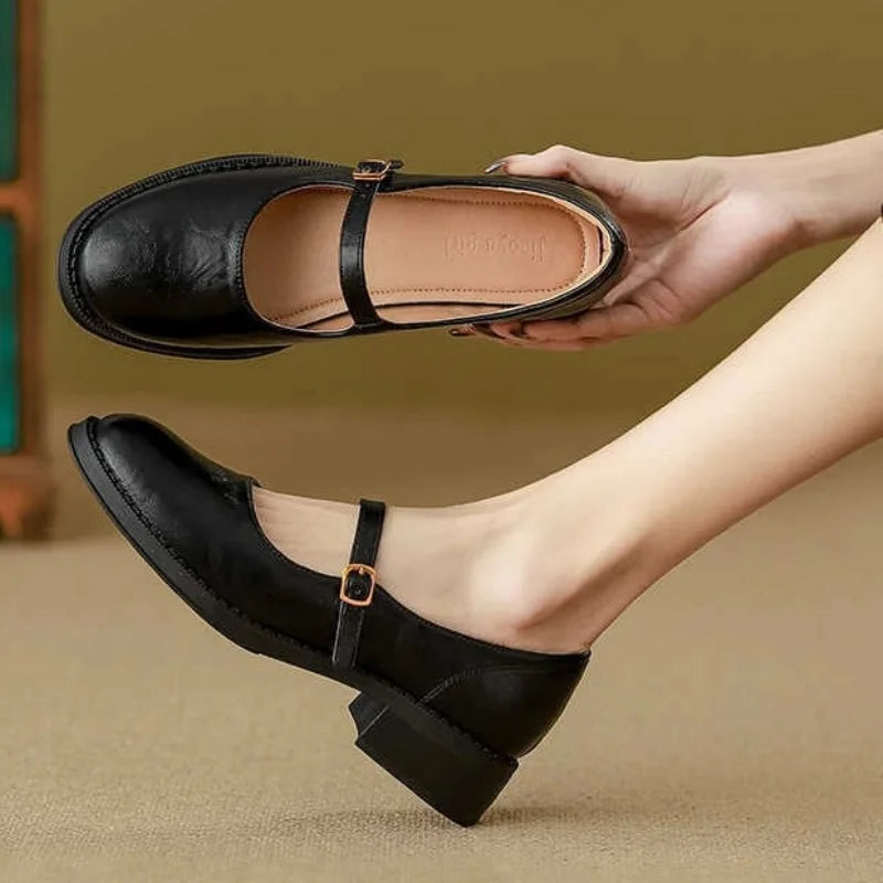 C&G™| Classic Comfort Leather Mary Janes