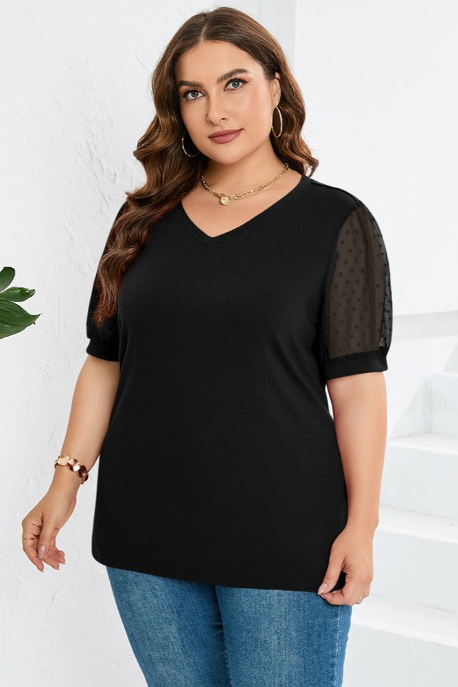 C&G™| Sleek V-Neck Blouse