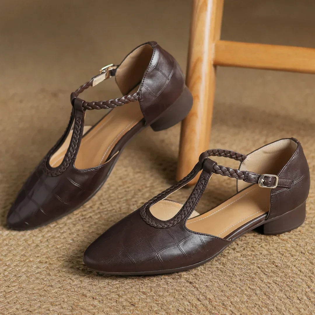 C&G™| Kepa Leather Mary Janes