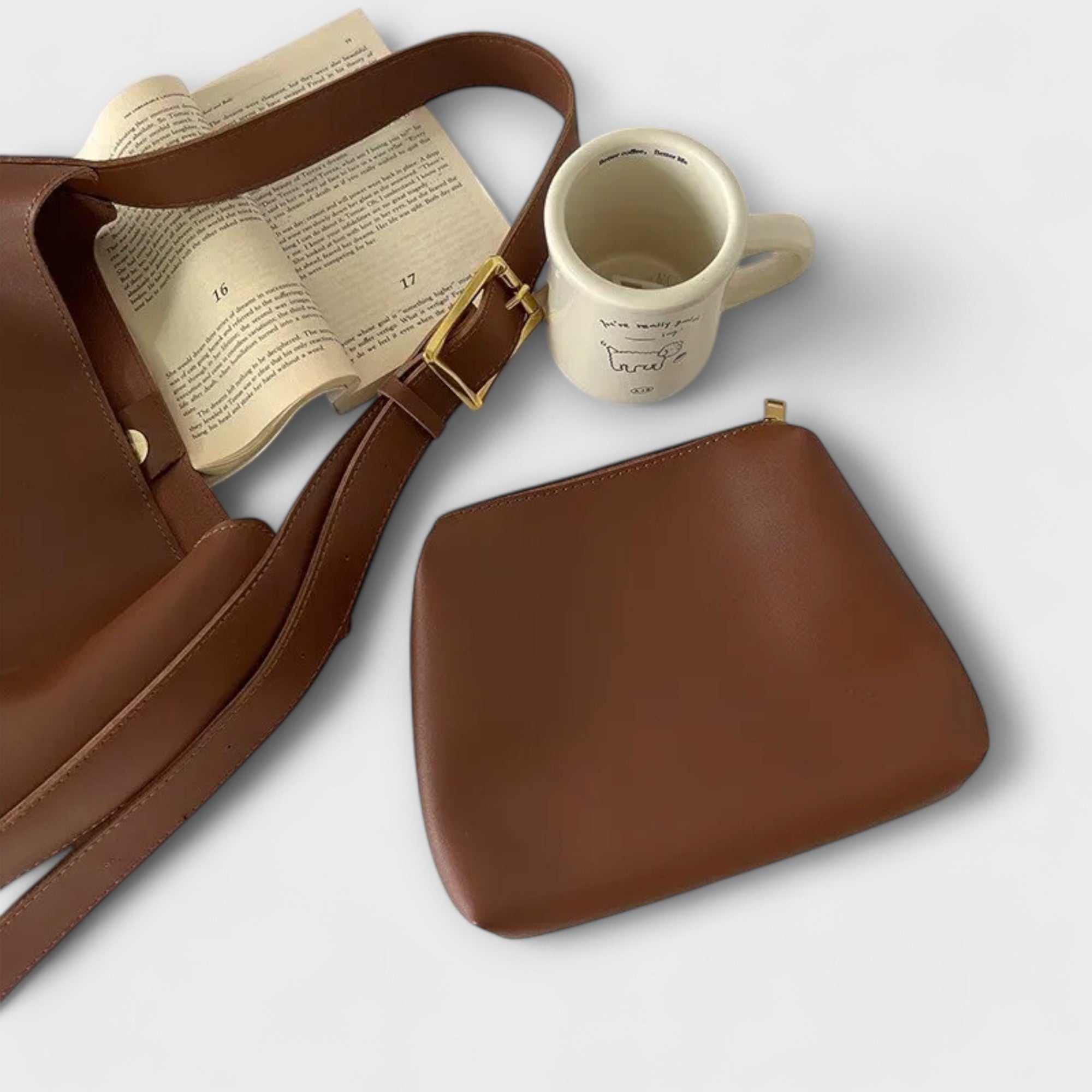 C&G™| Olivia – Elegant Leather Shoulder Bag
