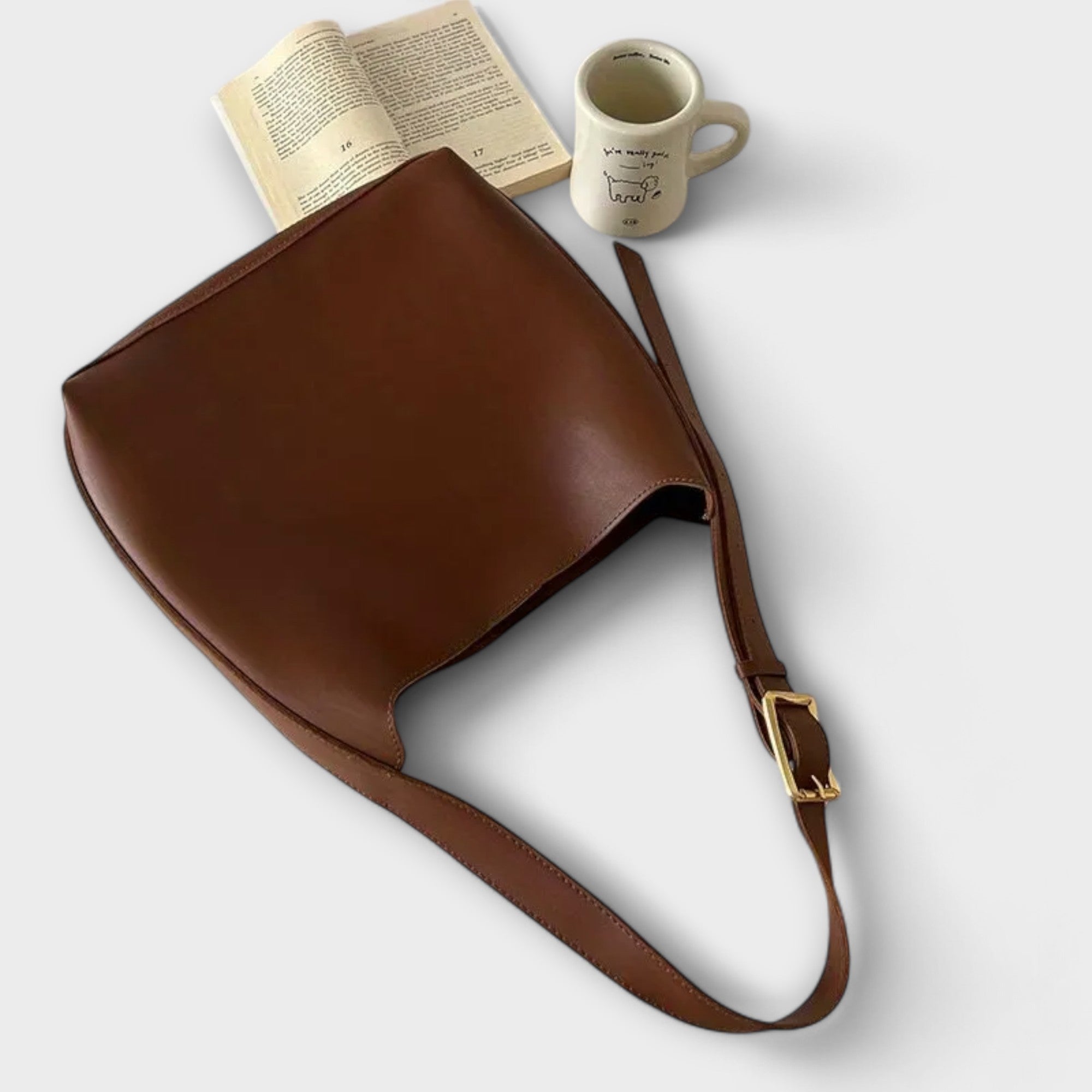 C&G™| Olivia – Elegant Leather Shoulder Bag