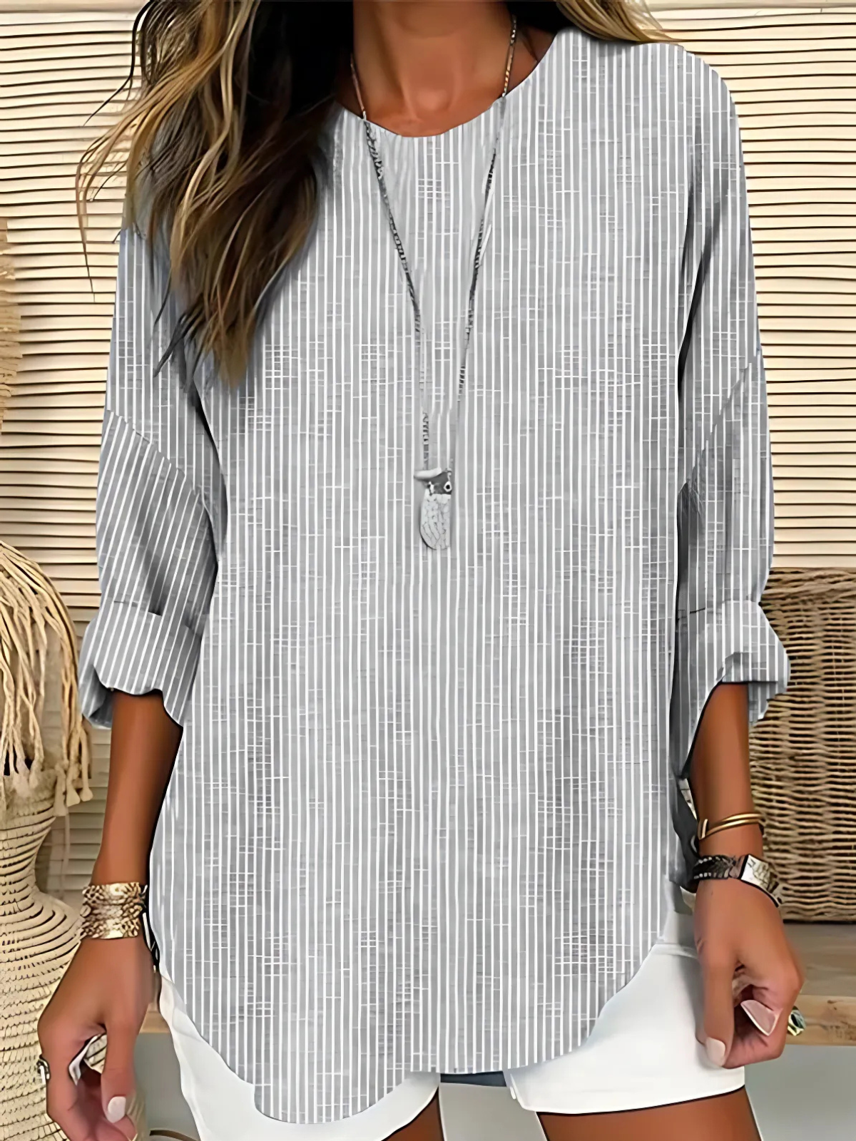 C&G™| Trendy Striped Blouse