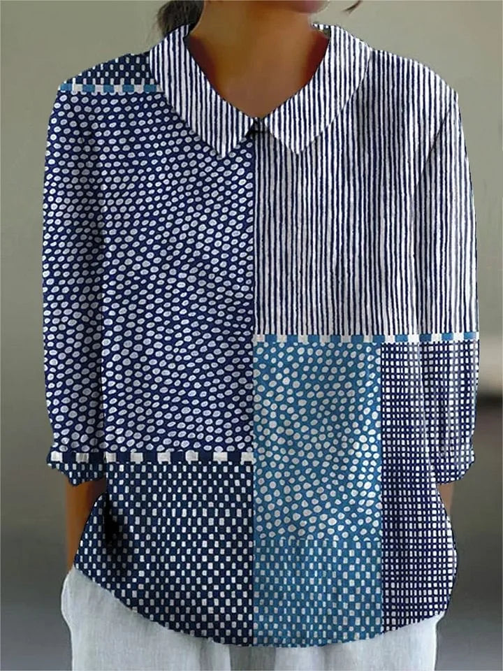 C&G™| Vintage Colorful Blouse
