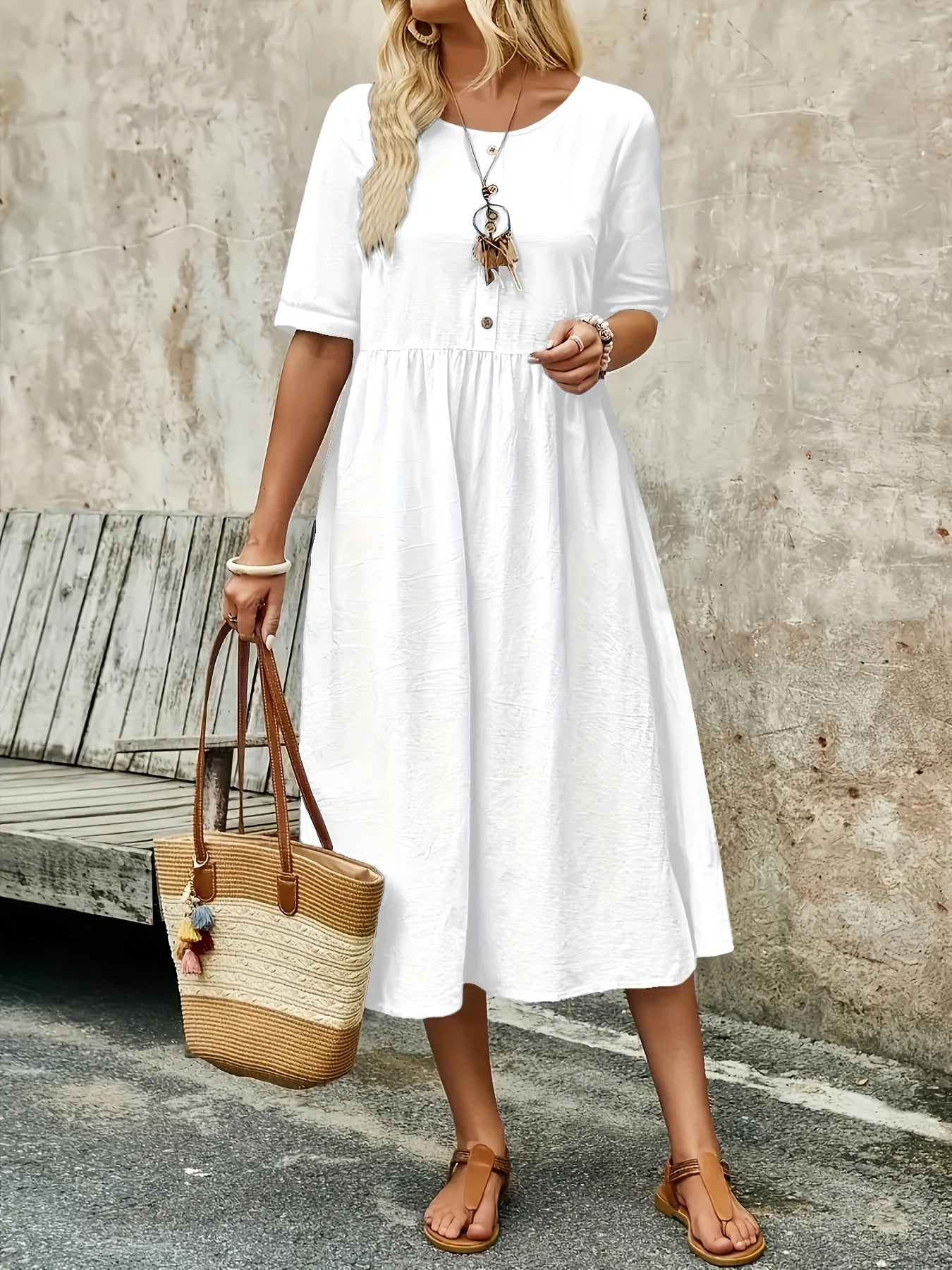 C&G™ | Elegant A-Line Dress