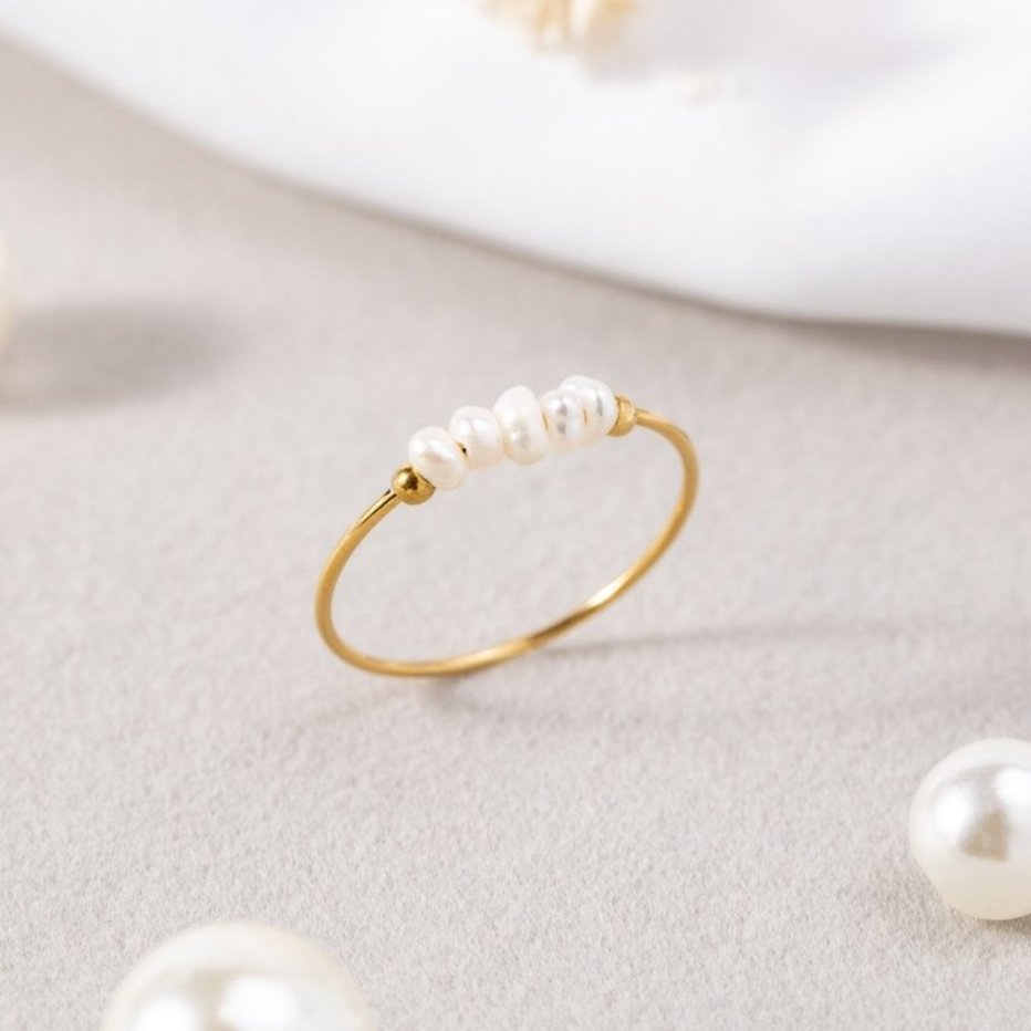C&G™| Grace Ring Featuring Freshwater Pearls.