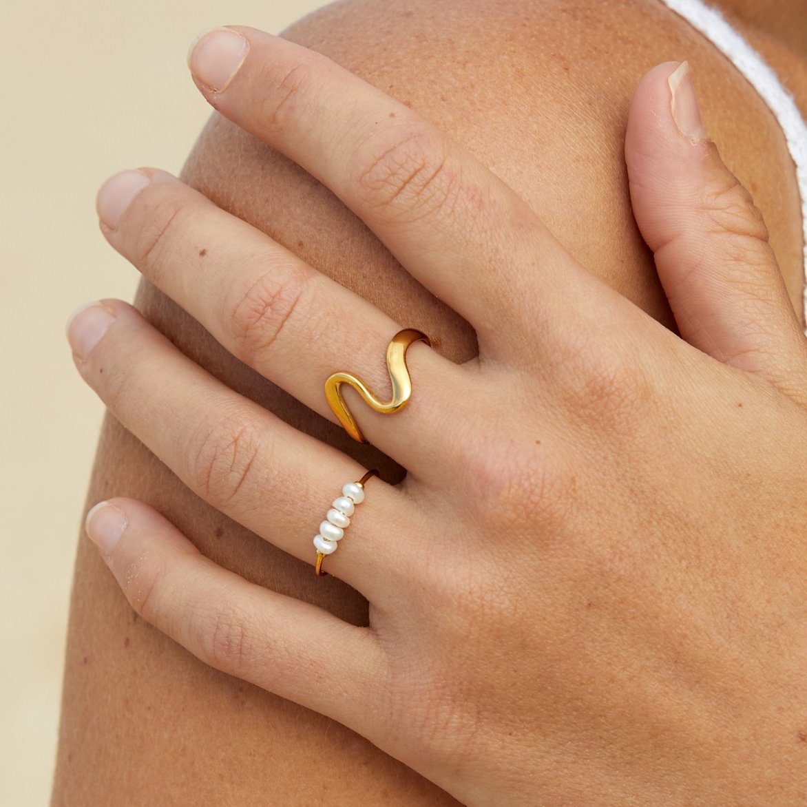 C&G™| Grace Ring Featuring Freshwater Pearls.