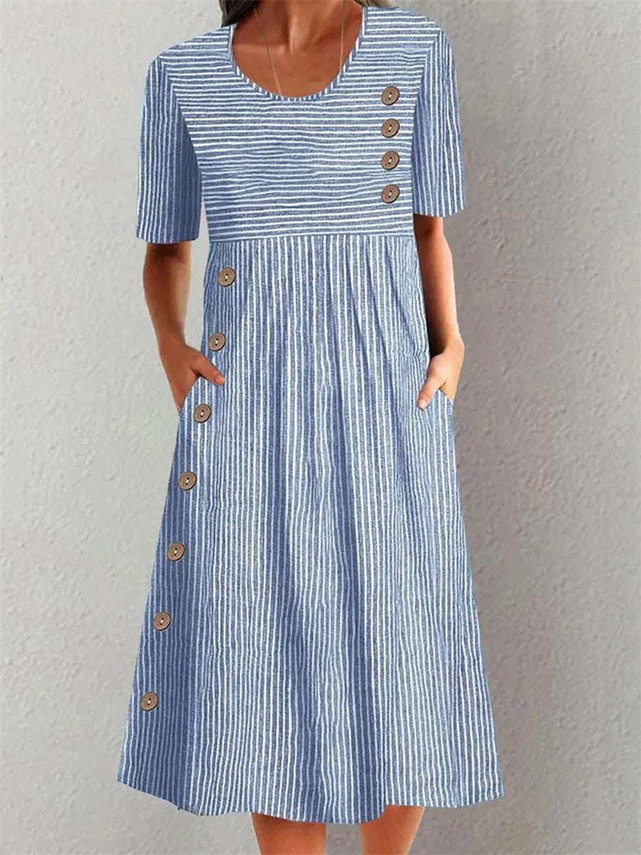 C&G™ | Striped Summer Dress