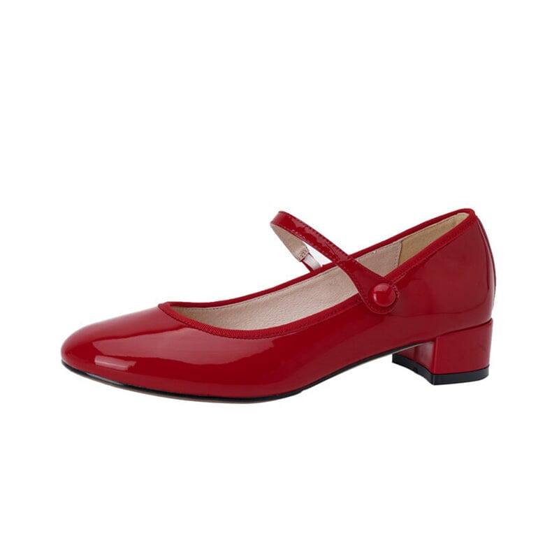 C&G™| Livy Leather Mary Janes