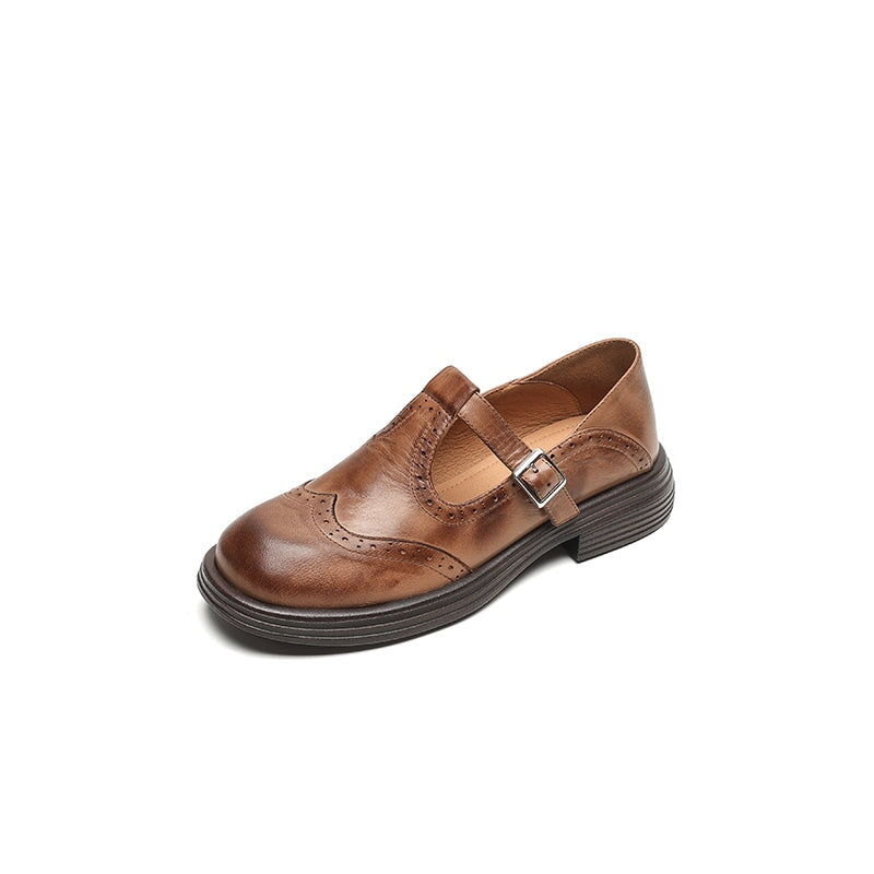 C&G™| Risla Leather Mary Janes