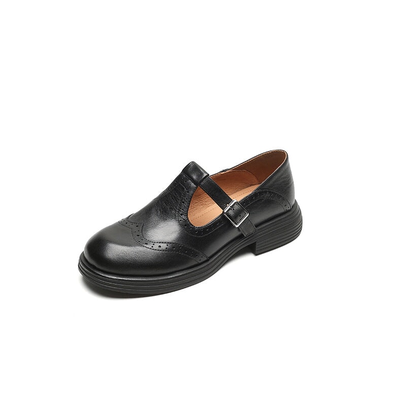 C&G™| Risla Leather Mary Janes