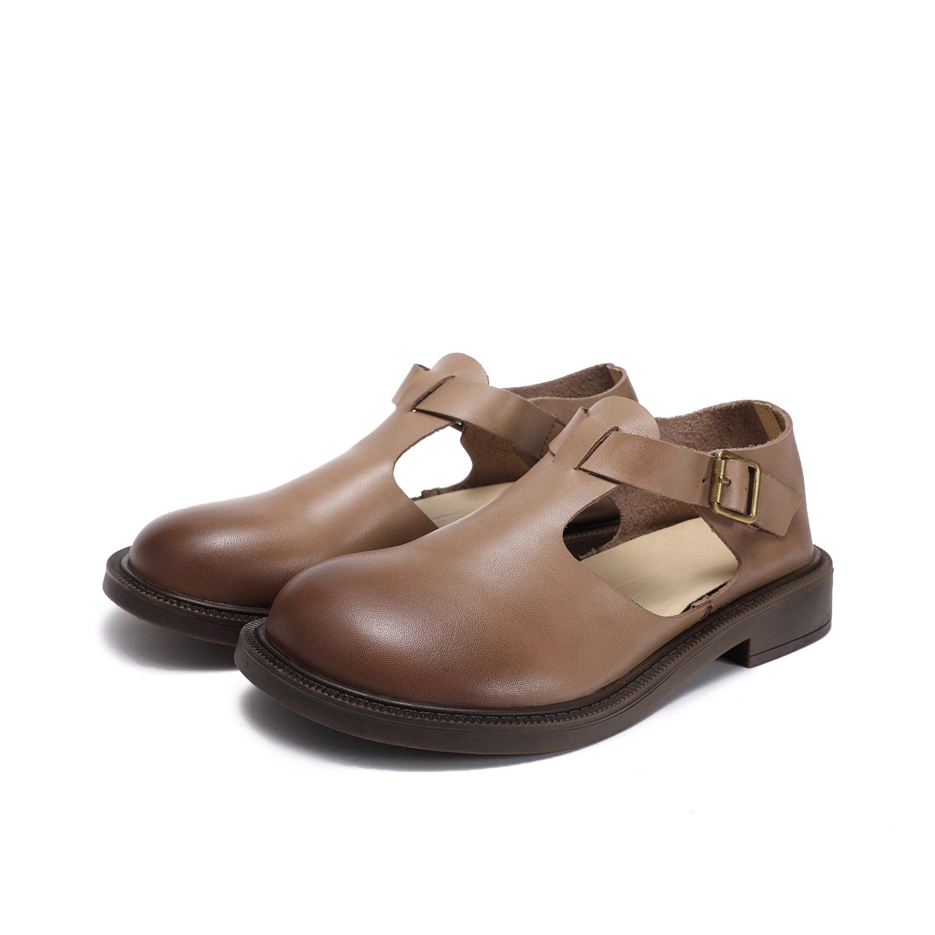 C&G™| Colette Leather Mary Janes