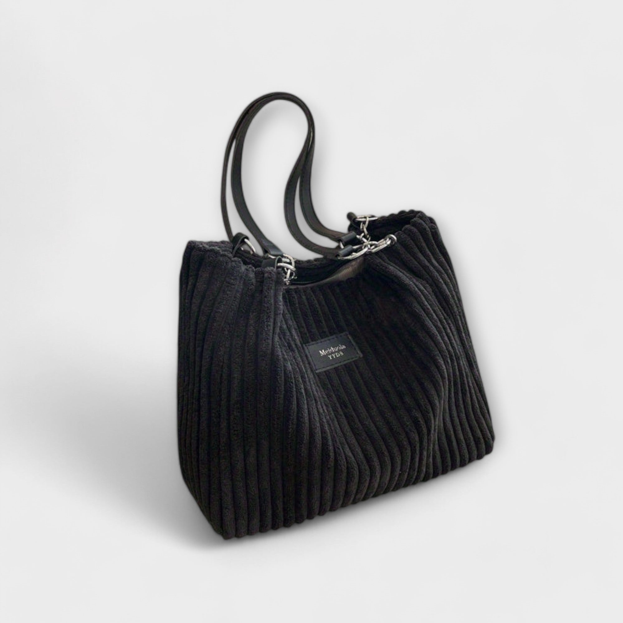 C&G™| Olivia Soft Cord Shoulder Bag