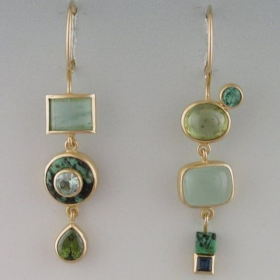 C&G™| Vintage Green Earrings