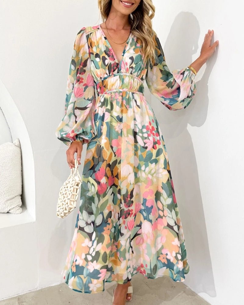 C&G™ | Elegant Floral Dress