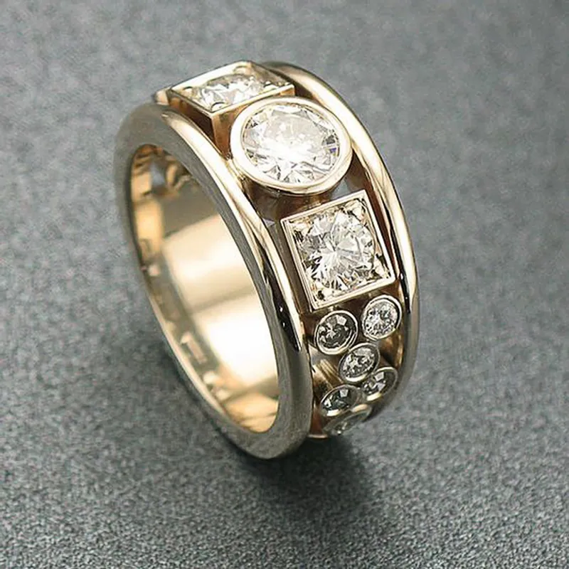 C&G™| Vintage Gold Zirconia Ring